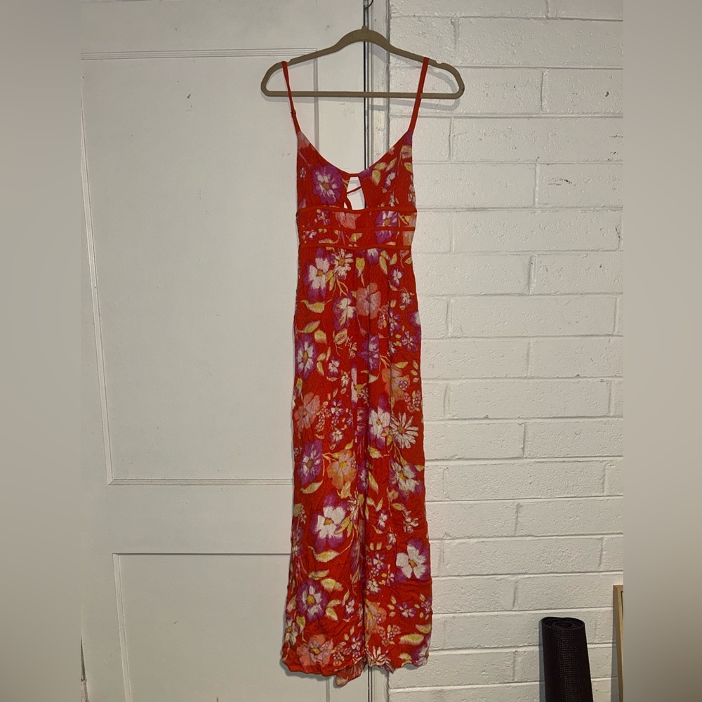 Free People Vibrant Floral Dress